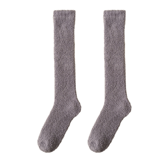 Harwelton™ Extra-Long Coral Fleece Winter Socks for Cosy Feet