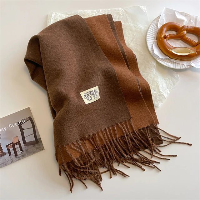 100% Wool Scarf for Men and Women – Super Soft and Warm