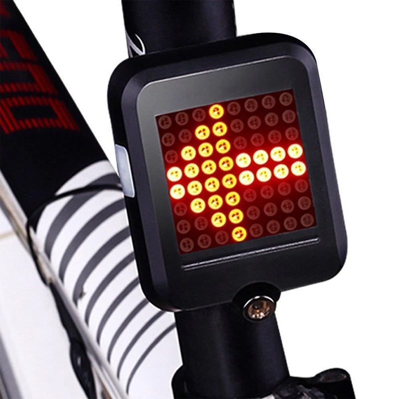 Smart LED Bike Rear Light with Indicators and Brake Light