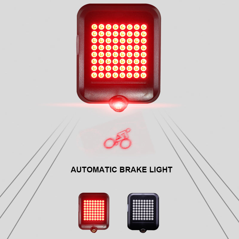 Smart LED Bike Rear Light with Indicators and Brake Light