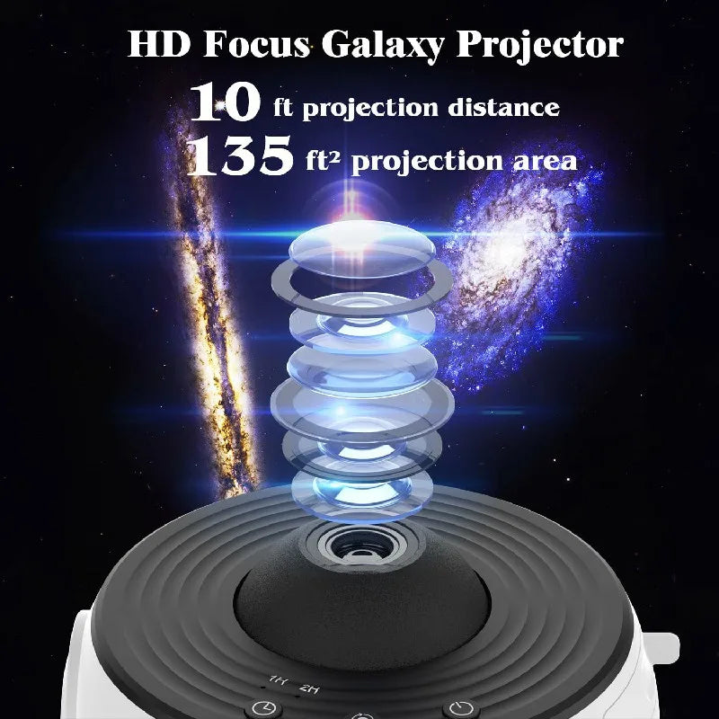 Harwelton™ 360° Planetarium Star Projector with 12 Galaxy Discs