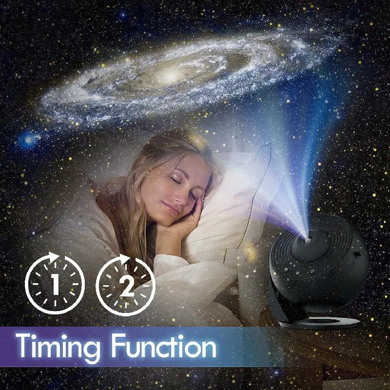 Harwelton™ 360° Planetarium Star Projector with 12 Galaxy Discs