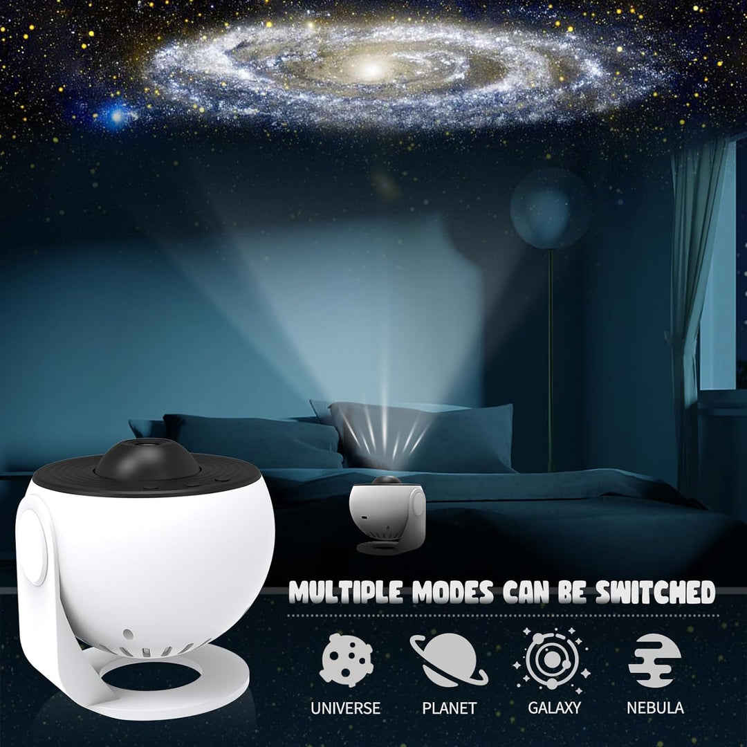 Harwelton™ 360° Planetarium Star Projector with 12 Galaxy Discs