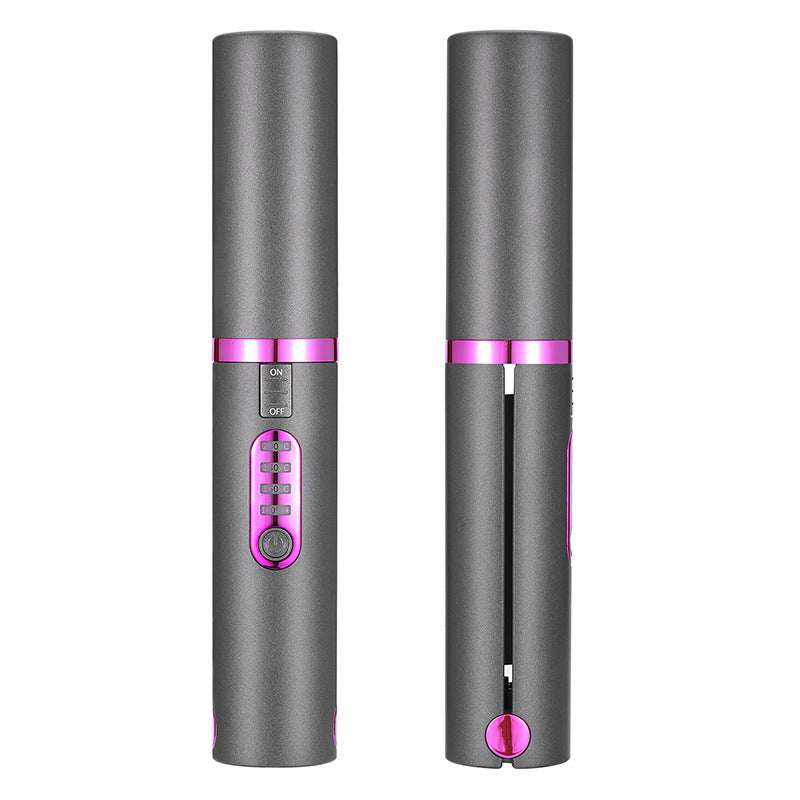 Cordless USB 2-in-1 Mini Straightener and Curler for Travel