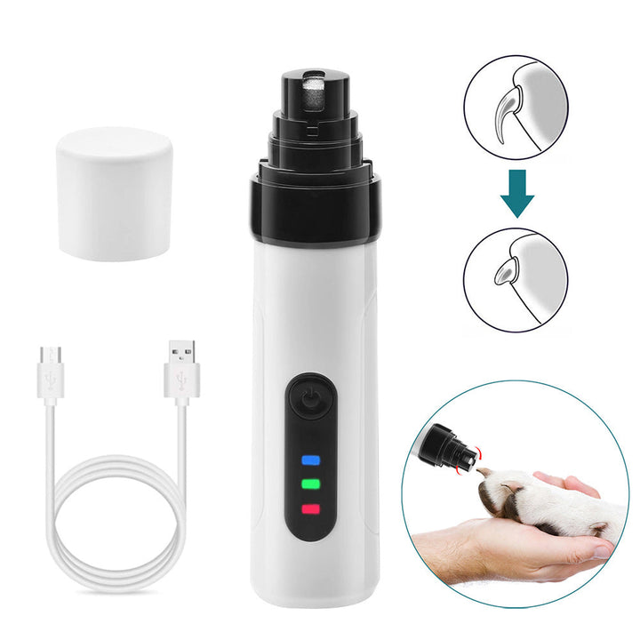 Harwelton™ Quiet Rechargeable Pet Nail Grinder with Diamond Drum Bit