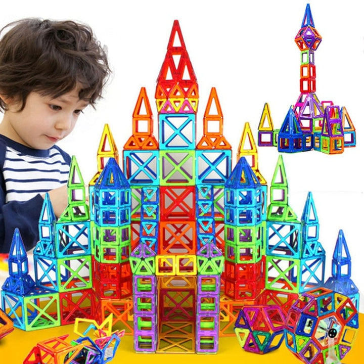 Harwelton™ 110-Piece Mini Magnetic Building Blocks for Creative Play