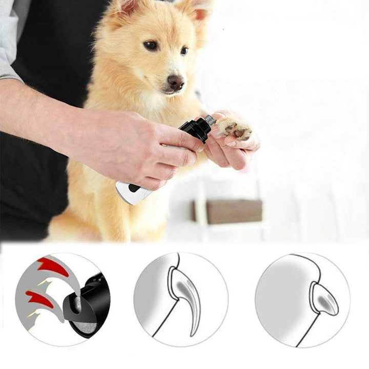 Harwelton™ Quiet Rechargeable Pet Nail Grinder with Diamond Drum Bit