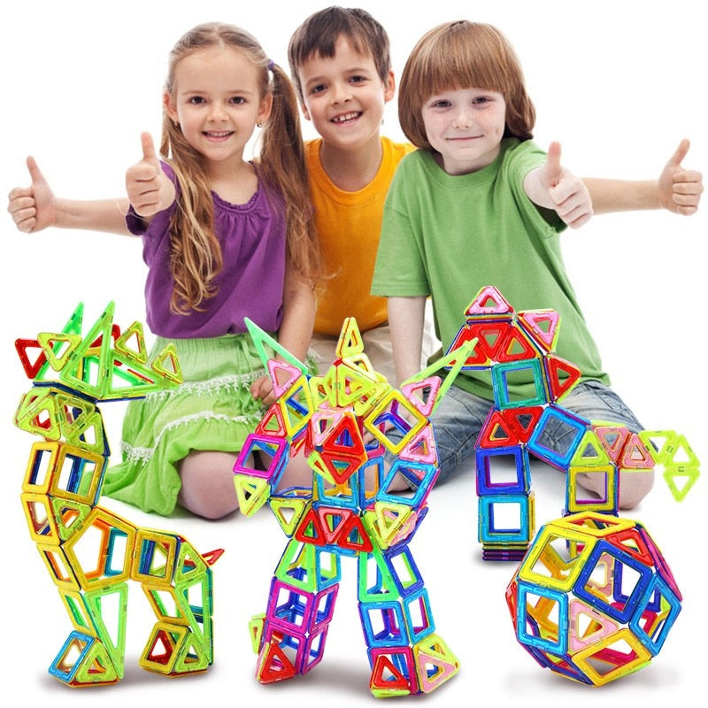 Harwelton™ 110-Piece Mini Magnetic Building Blocks for Creative Play