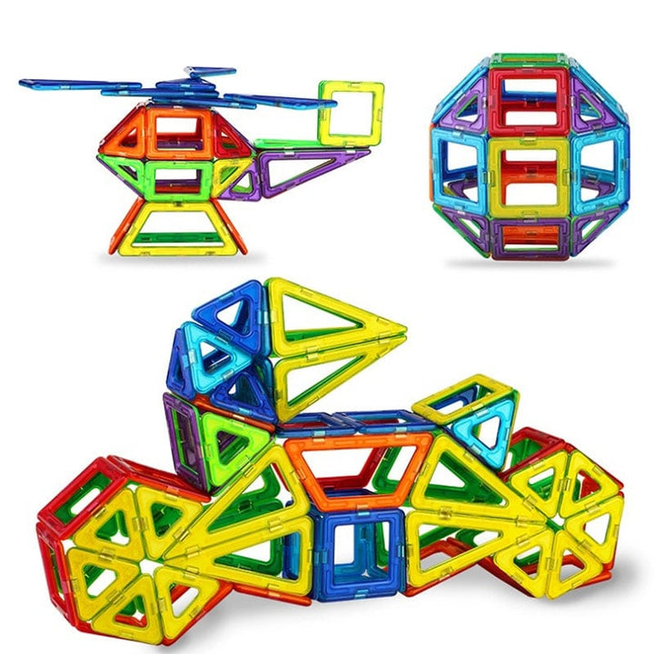 Harwelton™ 110-Piece Mini Magnetic Building Blocks for Creative Play