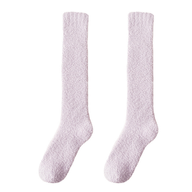 Harwelton™ Extra-Long Coral Fleece Winter Socks for Cosy Feet