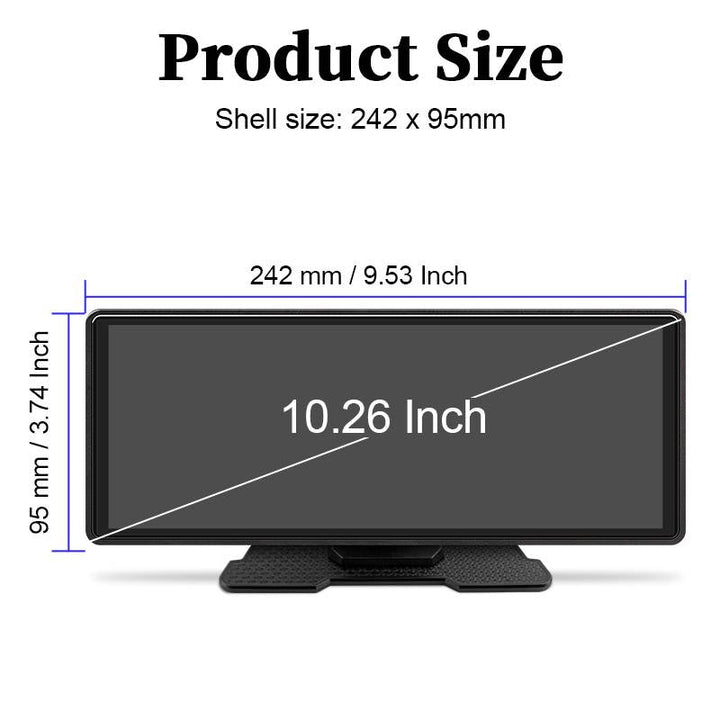 10.26-Inch Touchscreen Car Stereo with CarPlay and Reversing Camera