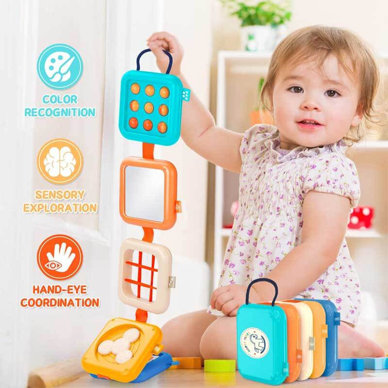 Harwelton™ 7-in-1 Montessori Activity Cube for Toddlers Aged 1–3
