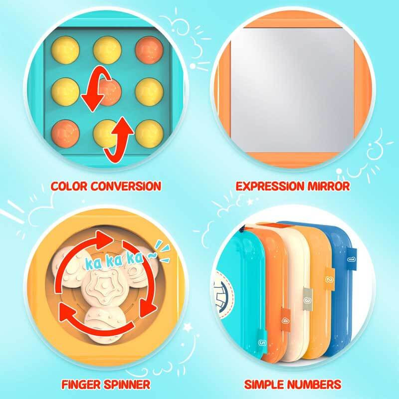 Harwelton™ 7-in-1 Montessori Activity Cube for Toddlers Aged 1–3