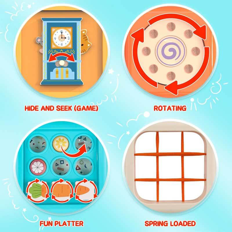 Harwelton™ 7-in-1 Montessori Activity Cube for Toddlers Aged 1–3
