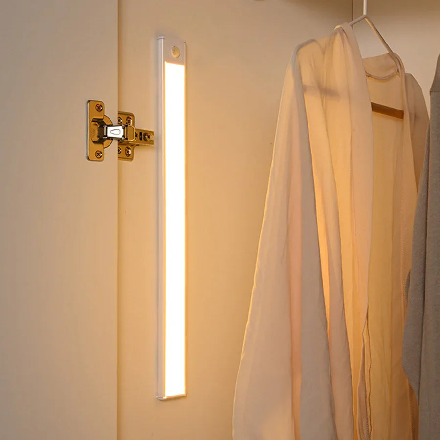 Ultra-Slim Motion Sensor Wardrobe Light with Dimmable LED