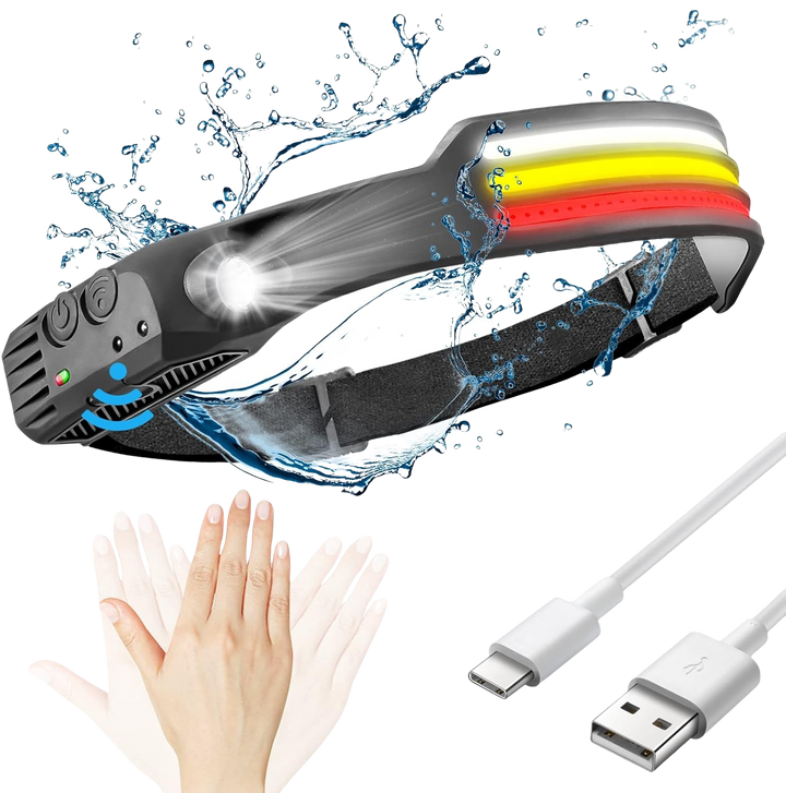 LED Headlamp X3 – Waterproof &amp; Rechargeable Head Torch for Running, Hiking &amp; Outdoor Adventures