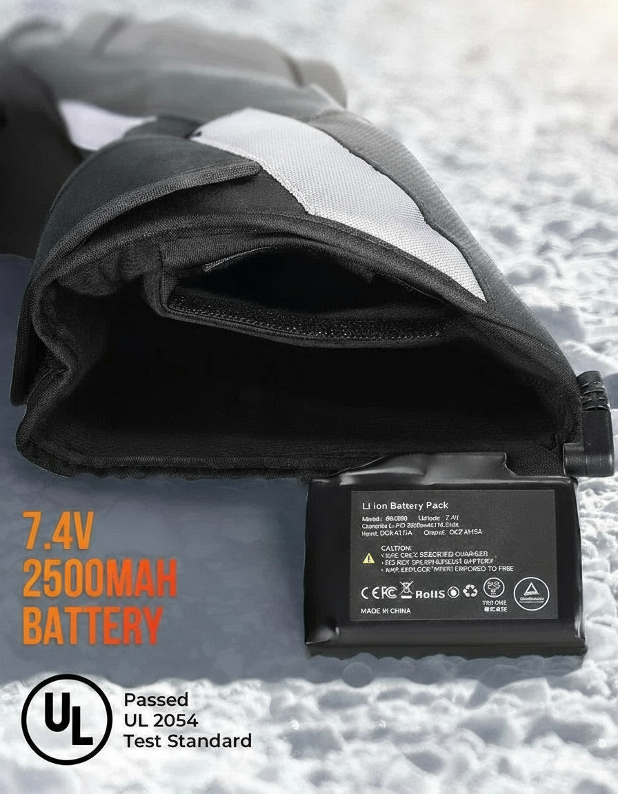 Harwelton™ Waterproof Rechargeable Heated Gloves with 2500 mAh Battery