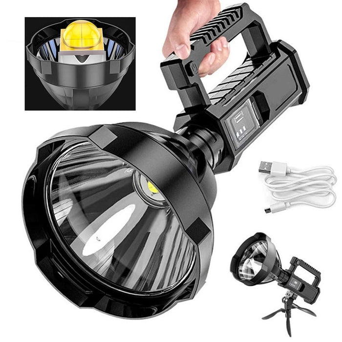 Harwelton™ Ultra-Bright LED Torch with 8000mAh Power Bank and IPX5