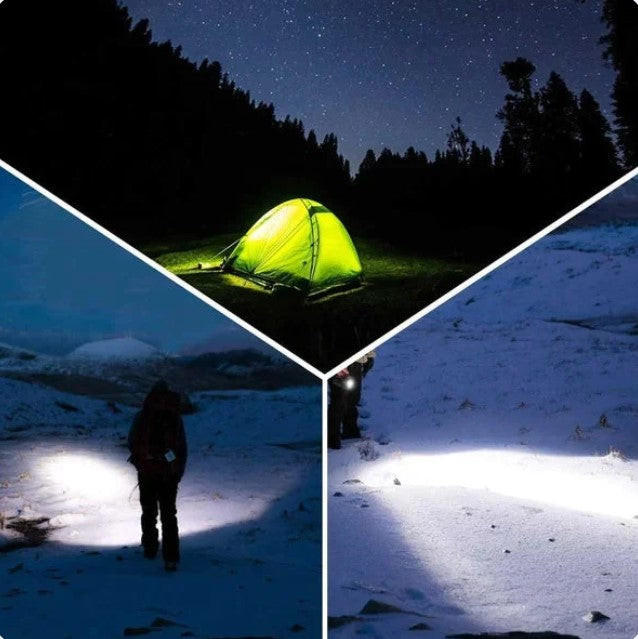 Ultra-Bright LED Torch with 8000mAh Power Bank and IPX5