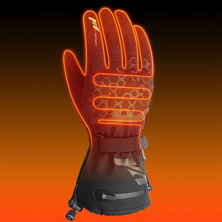 Harwelton™ Waterproof Rechargeable Heated Gloves with 2500 mAh Battery