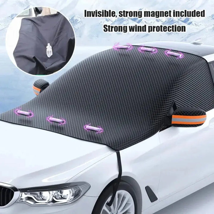 Magnetic Windscreen Cover in Oxford Fabric for Year-Round Use
