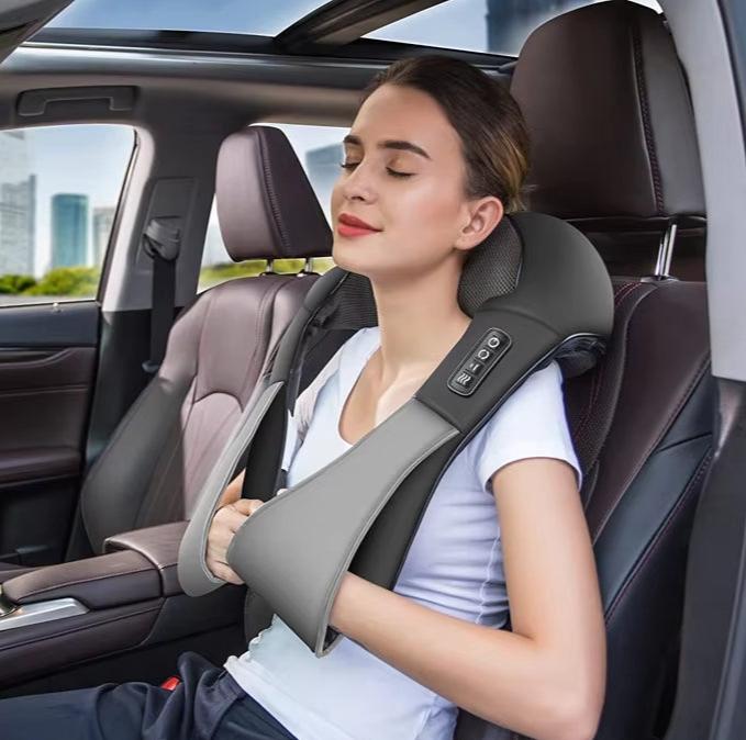 Harwelton™ Shiatsu Neck and Back Massage Pillow with Soothing Heat