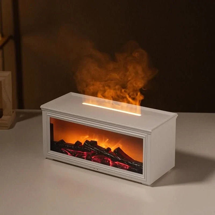 Aroma Diffuser with Flickering Flame Effect and 7 Colours