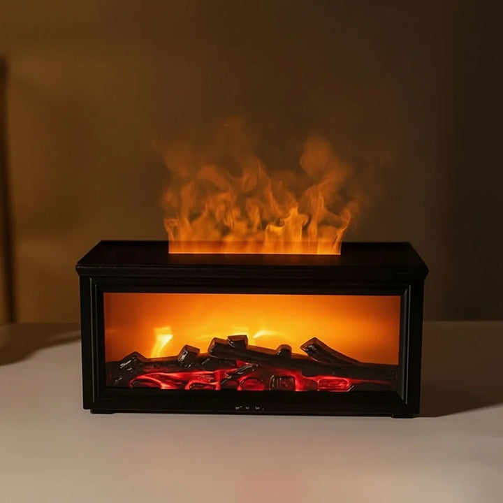 Aroma Diffuser with Flickering Flame Effect and 7 Colours
