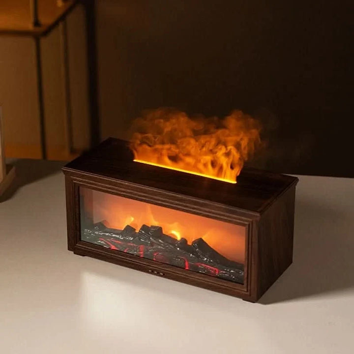 Aroma Diffuser with Flickering Flame Effect and 7 Colours