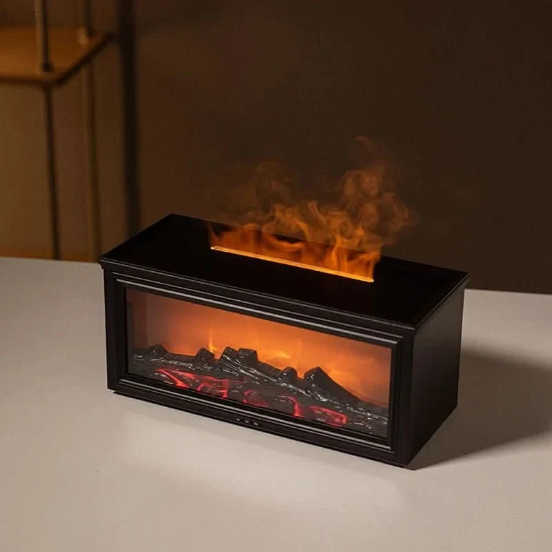 Aroma Diffuser with Flickering Flame Effect and 7 Colours