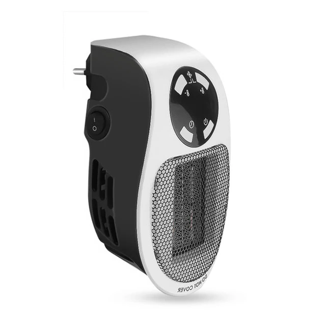 Harwelton™ Quiet Mini Fan Heater with Remote and 12-Hour Timer