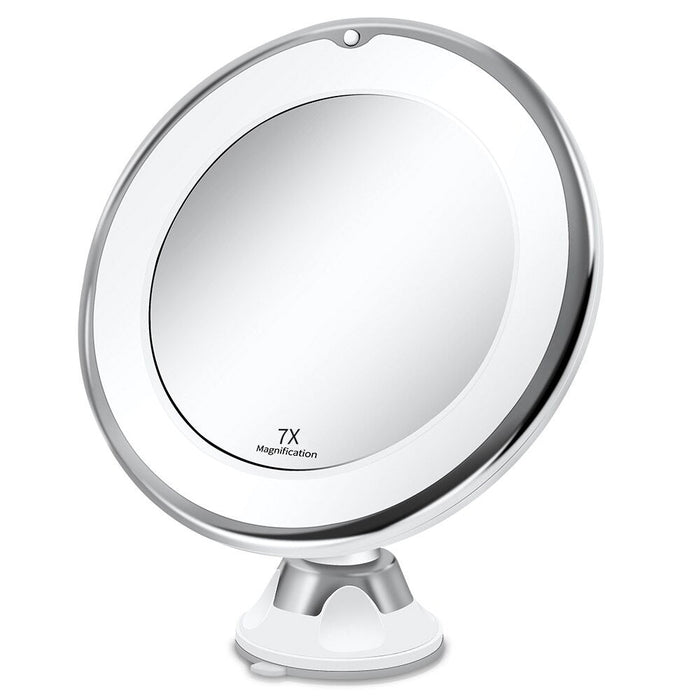 Harwelton™ Cordless LED Make-up Mirror with 7x and 10x Magnification