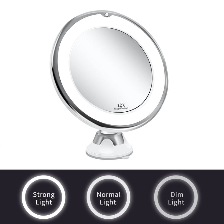 Harwelton™ Cordless LED Make-up Mirror with 7x and 10x Magnification
