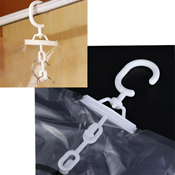 Hanging Vacuum Storage Bags for Wardrobes, Set of Four