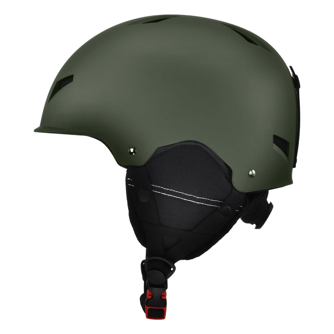Padded Ski and Snowboard Helmet with Shock-Absorbing Liner