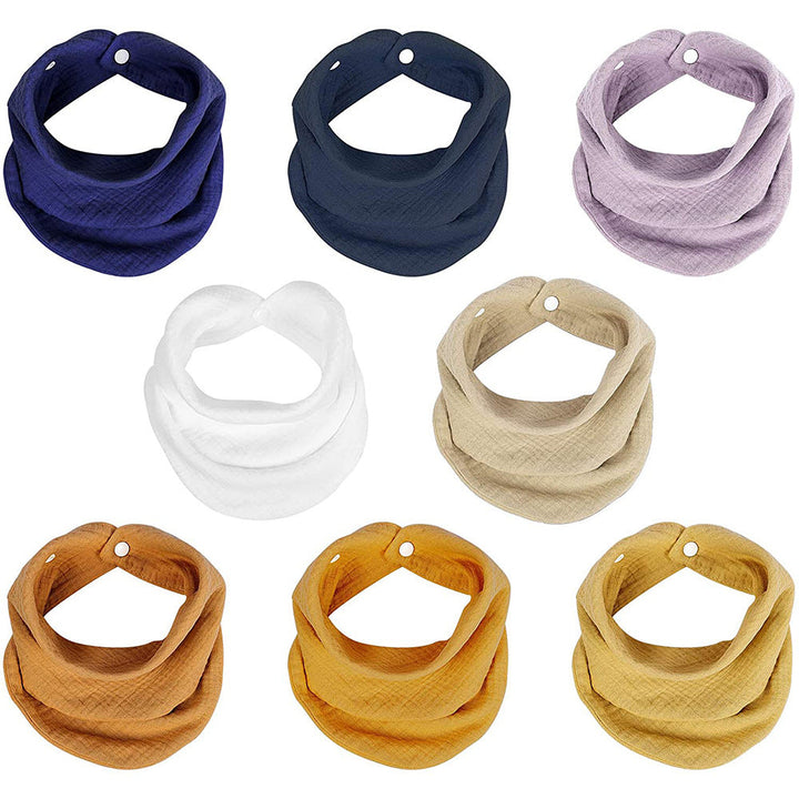 Harwelton™ Cotton Snood Neck Warmer – Snap-Button Fit, Many Colours