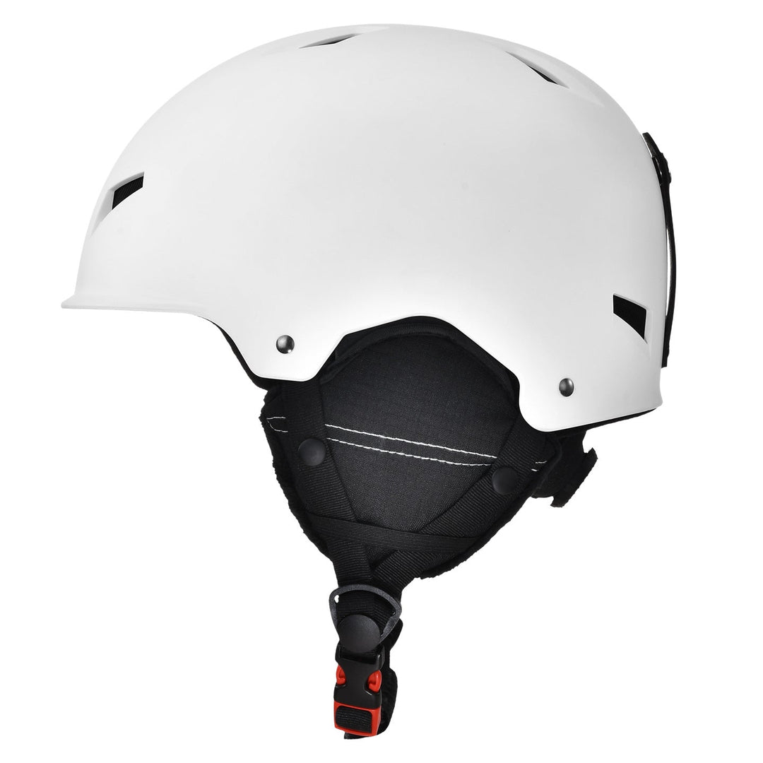 Padded Ski and Snowboard Helmet with Shock-Absorbing Liner