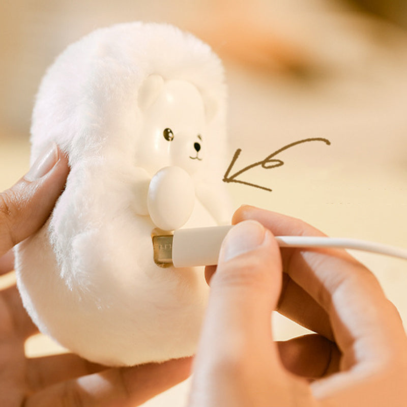Harwelton™ Rechargeable Plush Hand Warmer in a Cuddly Animal Design