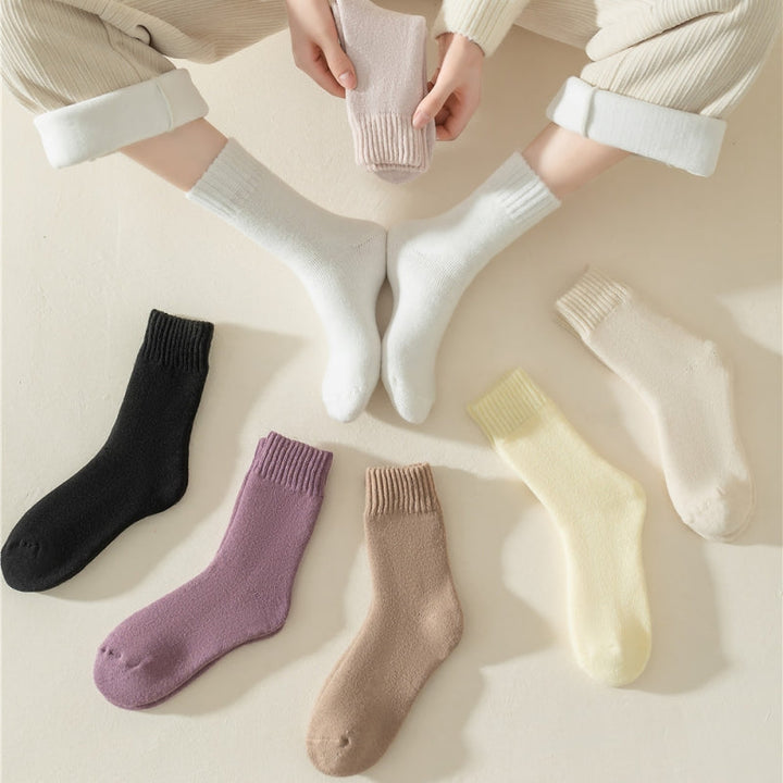 Harwelton™ Fleece-Lined Thermal Socks for Women, Pack of 3 Pairs