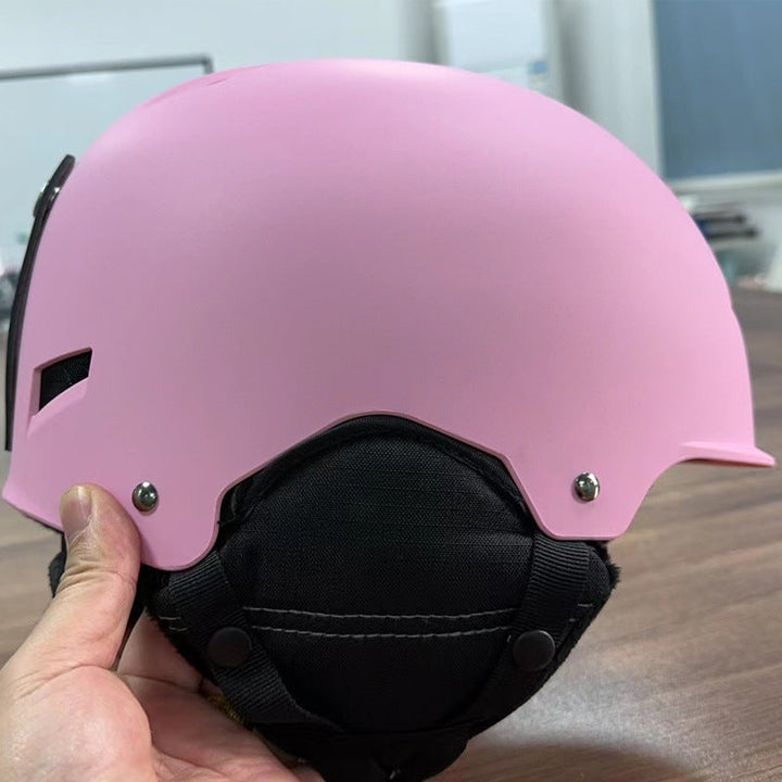 Padded Ski and Snowboard Helmet with Shock-Absorbing Liner