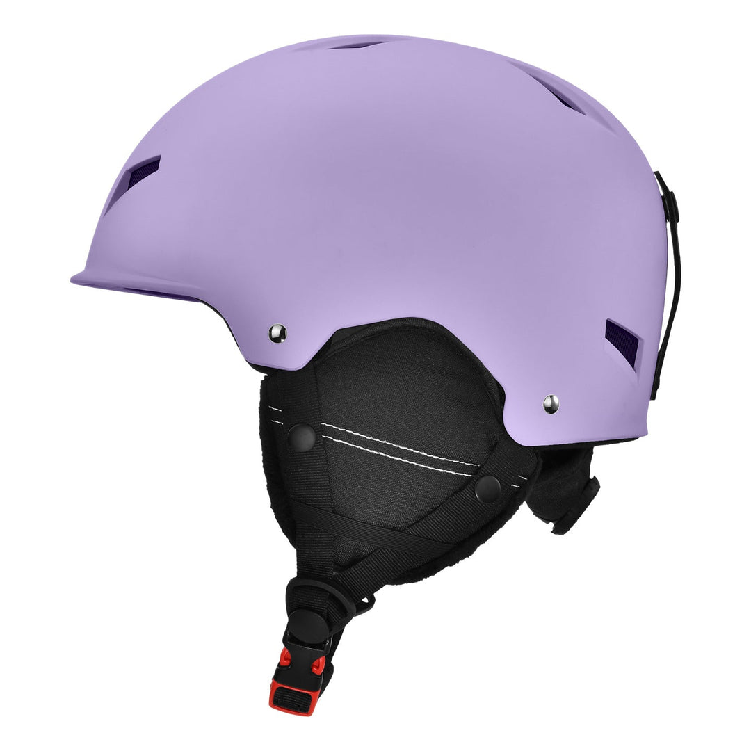Padded Ski and Snowboard Helmet with Shock-Absorbing Liner