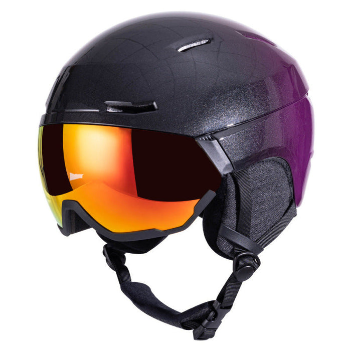 Harwelton™ Ski and Snowboard Helmet with Built-In Visor Against Glare