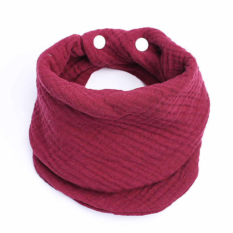 Harwelton™ Cotton Snood Neck Warmer – Snap-Button Fit, Many Colours