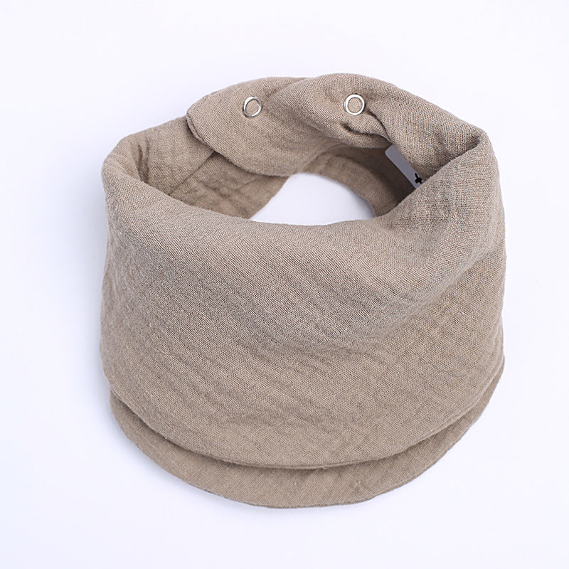Harwelton™ Cotton Snood Neck Warmer – Snap-Button Fit, Many Colours