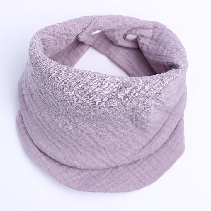 Harwelton™ Cotton Snood Neck Warmer – Snap-Button Fit, Many Colours