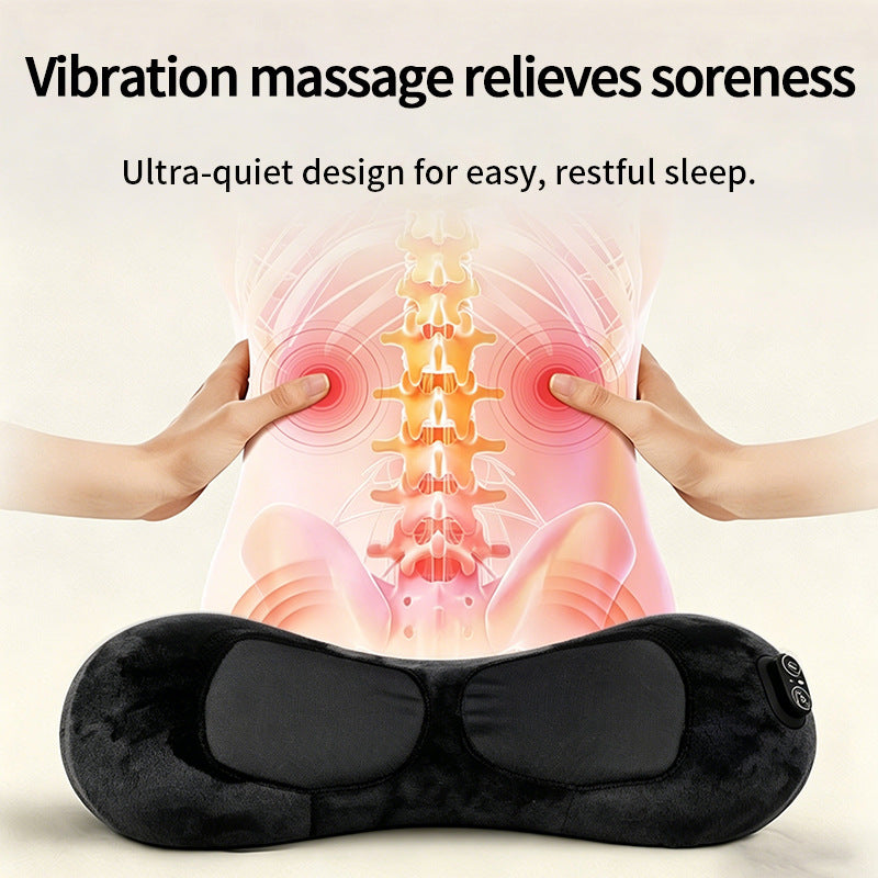 Harwelton™ Heated Neck &amp; Shoulder Massage Pillow, USB Rechargeable
