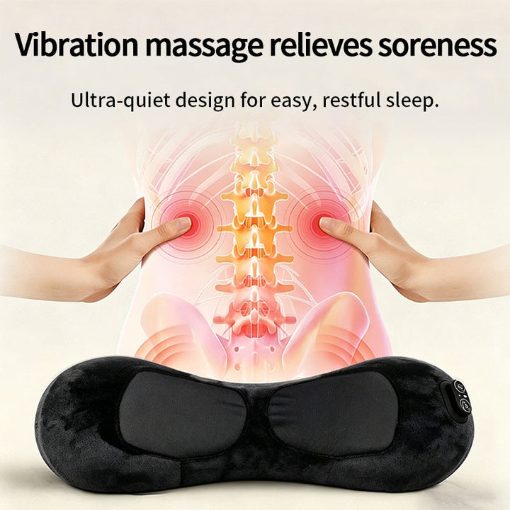 Harwelton™ Heated Neck &amp; Shoulder Massage Pillow, USB Rechargeable