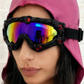 Harwelton™ Women's Futuristic Ski Goggles with UV Lens and Helmet Fit
