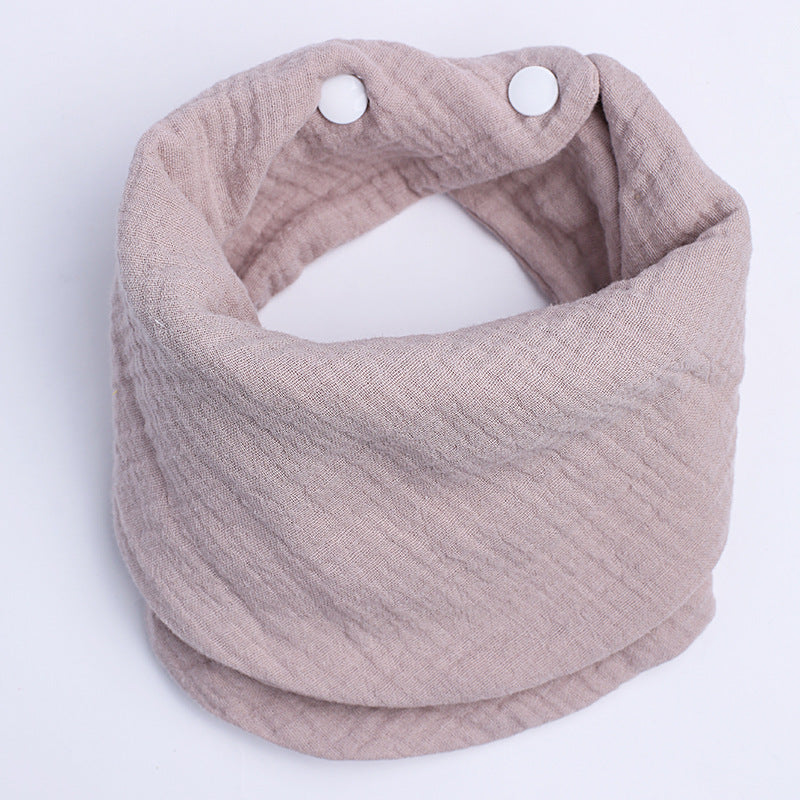 Harwelton™ Cotton Snood Neck Warmer – Snap-Button Fit, Many Colours