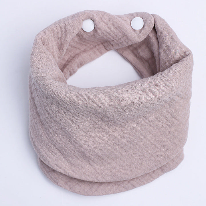 Harwelton™ Cotton Snood Neck Warmer – Snap-Button Fit, Many Colours